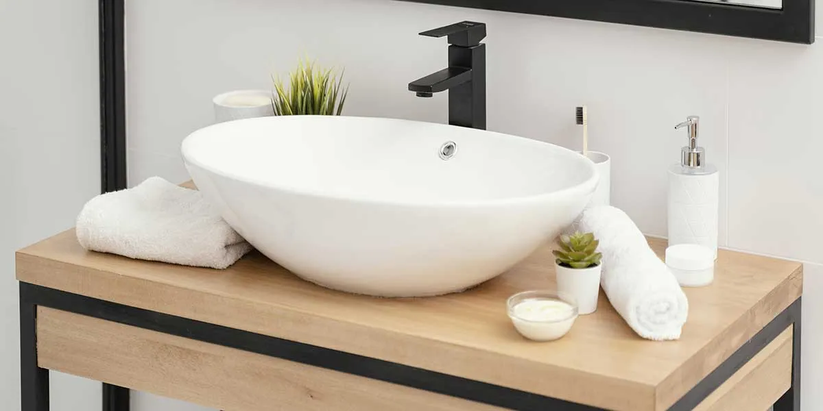 types of bathroom sinks
