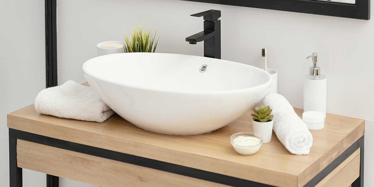 types of bathroom sinks