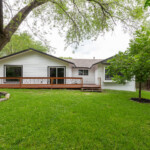 backyard of an Austin home
